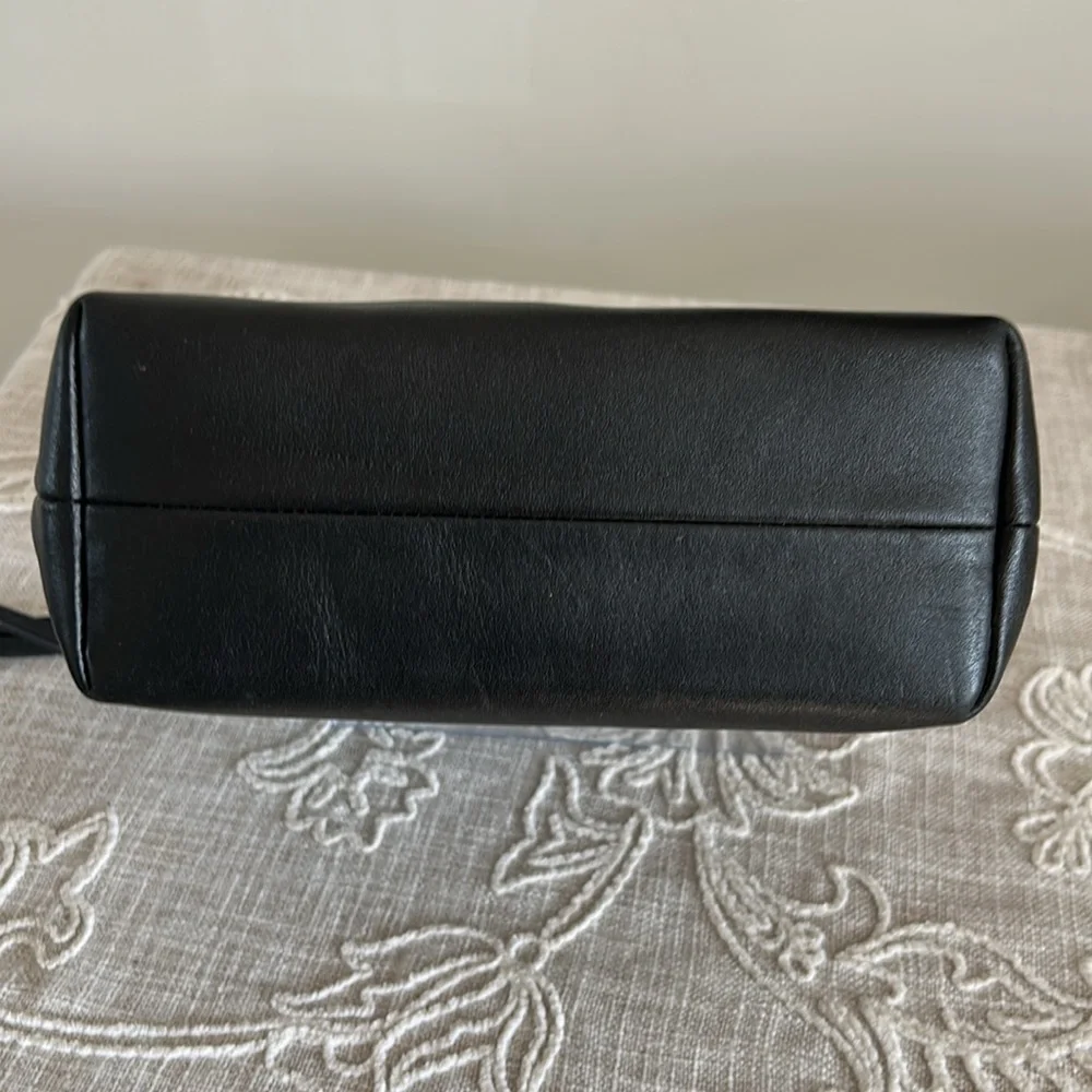 Coach Vintage Rare Dixon Black Leather Bag with COA